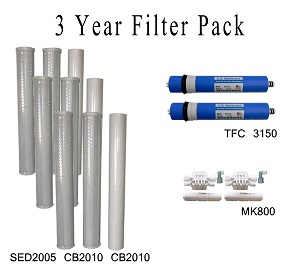 Value Pack- Entire 3 Years of Replacement Filters Bundle RO260