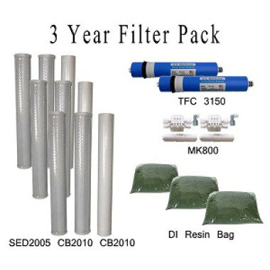 Value Pack- Entire 3 Years of Replacement Filters and Maintenance Kit for RD322 System