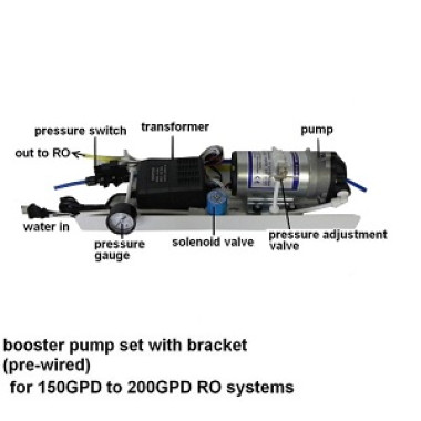 773, AC Booster Pump Assembly Large 150-200GPD RO systems SET