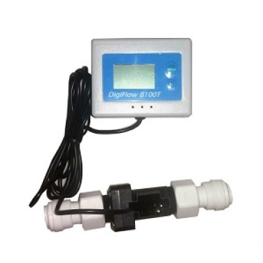 FM-8100TG44, DigiFlow Digital Water Flow Meter Flow Rate 1/2 BSP