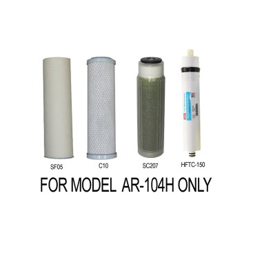 Annual Filter Kit Koolermax Series KPAK-104m Sediment Carbon Block DI Resin Membrane Filter