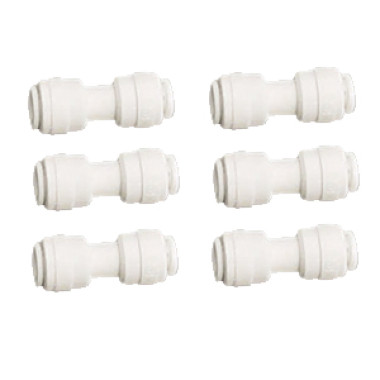 FPK, 6 pcs Fitting Pack Union Connector 3/8" x 1/4" inch
