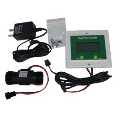 FM6710-66TM, Panel 3/4" Digiflow 6710M-66TM Digital Flow Meter count up 115V