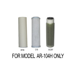 Annual Filter Kit Koolermax Series KPAK-104 Sediment Carbon Block DI Filters