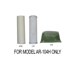 Annual Filter Kit Koolermax Series KPAK-104b Sediment Carbon Block Filter DI Resin Refill Bag