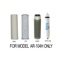 Annual Filter Kit Koolermax Series KPAK-104m Sediment Carbon Block DI Resin Membrane Filter