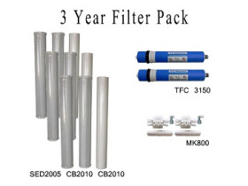 Value Pack- Entire 3 Years of Replacement Filters and Maintenance Kit for RO260 System