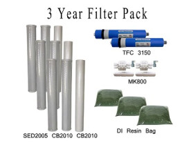 Value Pack- Entire 3 Years of Replacement Filters and Maintenance Kit for RD322 System