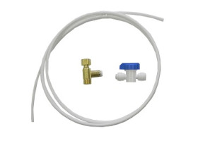 727, Feed Water Adapter Valve 3/8" Compression 1/4" Inline