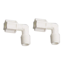 4044-K qty 2 Male Elbow Fitting Compression type 1/4"