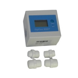 FM-8000T, DigiFlow Digital Water Flow Meter Monitor Gauge Rate Count Down